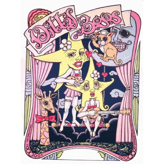 Ditty Bops Concert Poster by Michael Michael Motorcycle