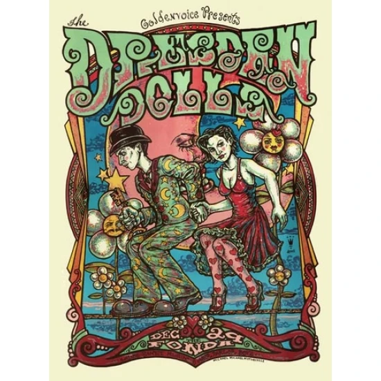 Dresden Dolls 2006 Concert Poster by Michael Michael Motorcycle (SOLD OUT)