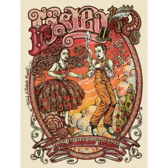 Eisley Concert Poster by Michael Michael Motorcycle (SOLD OUT)