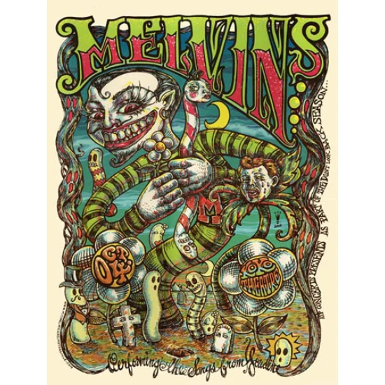 Melvins 2005 Concert Poster by Michael Michael Motorcycle (SOLD OUT)