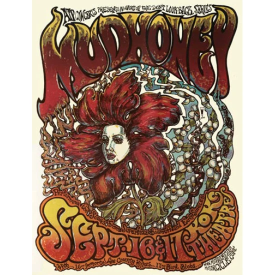 Mudhoney Concert Poster by Michael Michael Motorcycle (SOLD OUT)