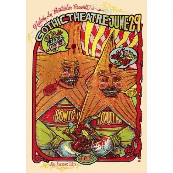 Sonic Youth 2006 Concert Poster by Michael Michael Motorcycle (SOLD OUT)