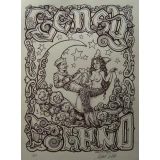 Coney Island 2005 Poster (Key Line) by Michael Michael Motorcycle