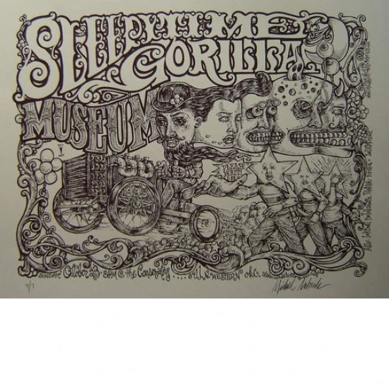 Sleepytime Gorilla Museum Concert Poster (Key Line) by Michael Michael Motorcycle