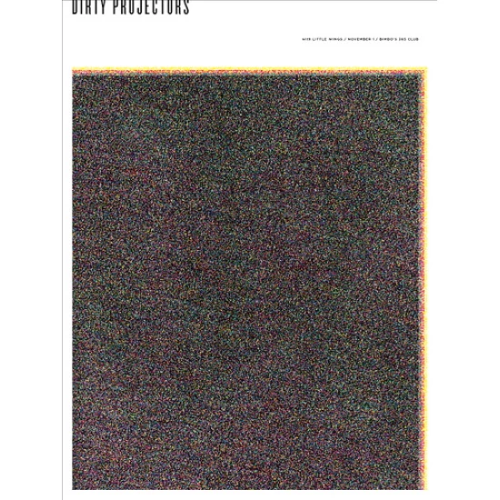 The Dirty Projectors concert poster by Jason Munn (SOLD OUT)