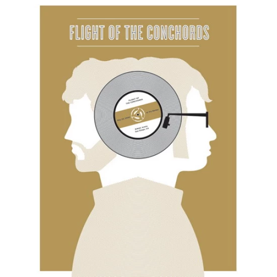 Flight of the Conchords Poster by Jason Munn (SOLD OUT)