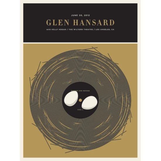 Glen Hansard concert poster by Jason Munn (SOLD OUT)