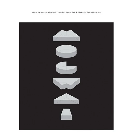 Mogwai Concert Poster by Jason Munn