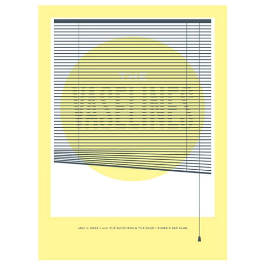 The Vaselines Concert Poster by Jason Munn