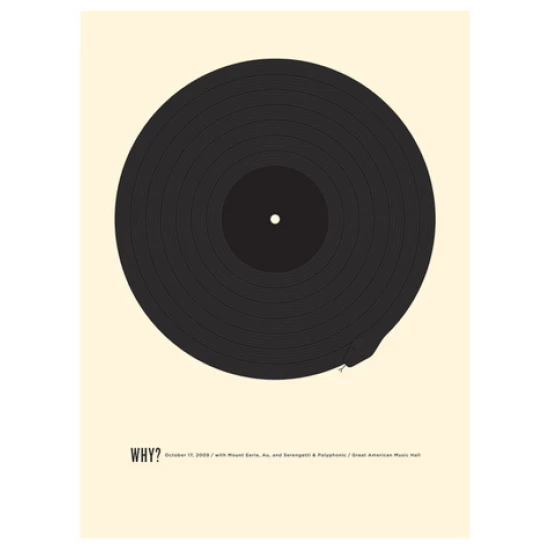 Why? concert poster by Jason Munn (SOLD OUT)