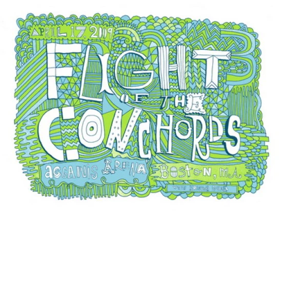 Flight of the Conchords Concert Poster by Nate Duval