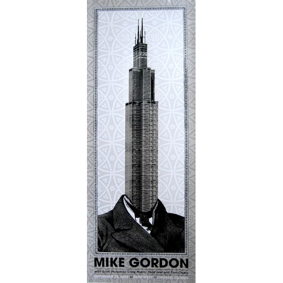Mike Gordon concert poster by Nate Duval