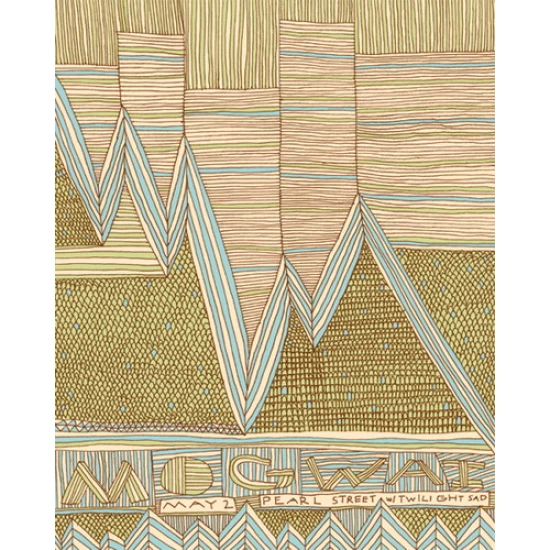 Mogwai Concert Poster by Nate Duval (SOLD OUT)
