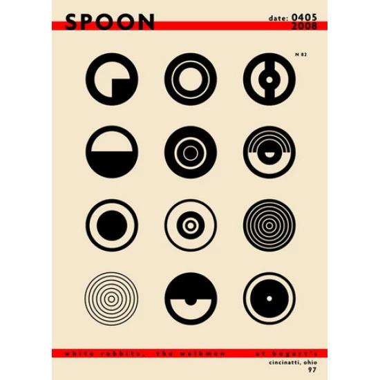 Spoon Concert Poster by Nate Duval (SOLD OUT)