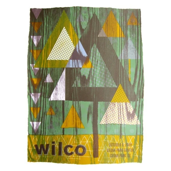 Wilco concert poster by Nate Duval (SOLD OUT)