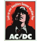 AC/DC 1975 Concert Poster by Graeme Webber
