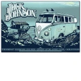 Jack Johnson concert poster by Pat Fox
