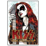 Kiss Freedom to Rock Tour 2016 poster by Straife
