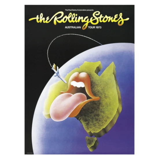 The Rolling Stones Australia Concert Poster by Ian McCausland