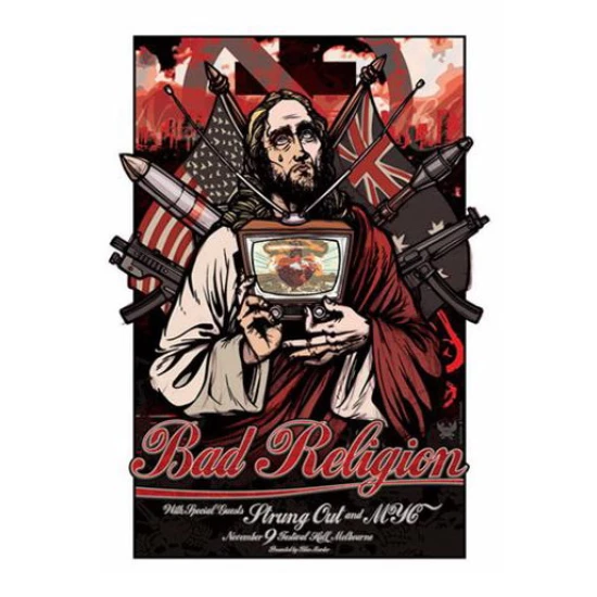 Bad Religion Concert Poster by Daymon Greulich (SOLD OUT)