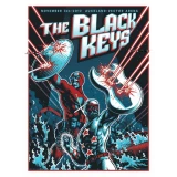 The Black Keys New Zealand concert poster by Blair Sayer