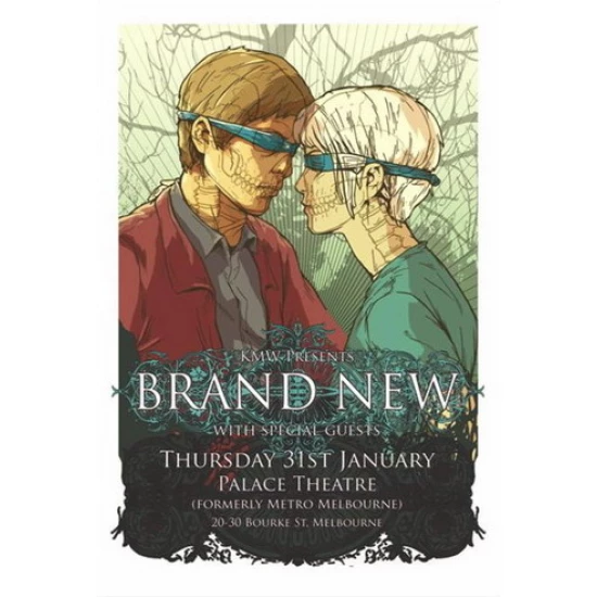 Brand New & Thrice Concert Poster by Joe Whyte