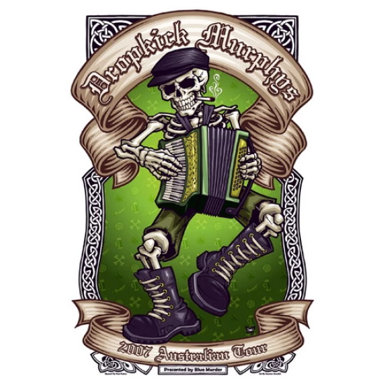 The Dropkick Murphys Concert Poster by Daymon Greulich (SOLD OUT)