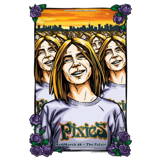 The Pixies Concert Poster by Daymon Greulich (SOLD OUT) Poster Cabaret