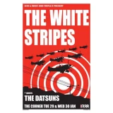 The White Stripes 2002 concert poster