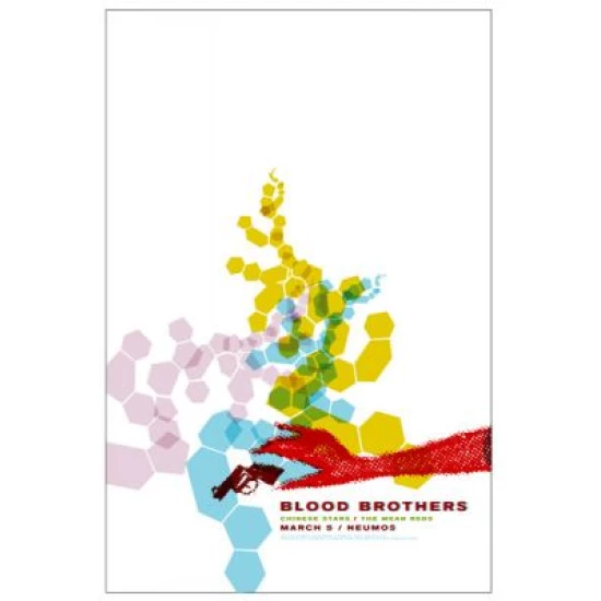 Blood Brothers Concert Poster by Patent Pending