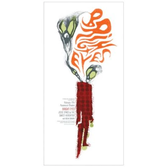 Bright Eyes Concert Poster by Patent Pending (SOLD OUT)