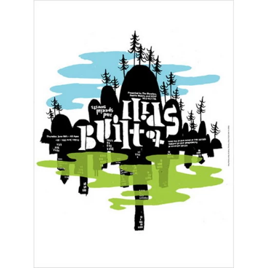 Built to Spill Concert Poster by Patent Pending (SOLD OUT)