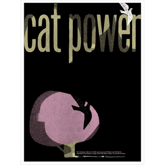 Cat Power Concert Poster by Patent Pending