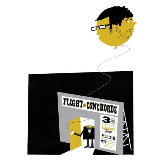 Flight of the Conchords Poster by Patent Pending (SOLD OUT)