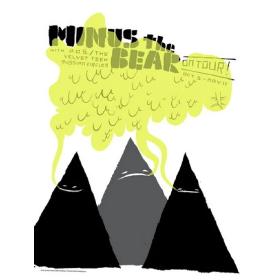 Minus the Bear Concert Poster by Patent Pending (SOLD OUT)