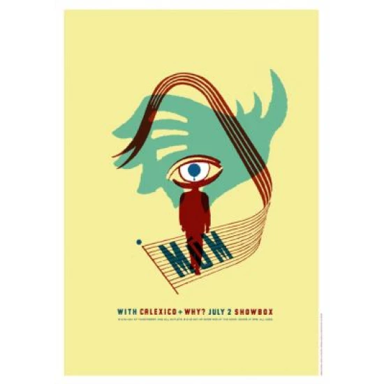 Mum and Calexico Concert Poster by Patent Pending