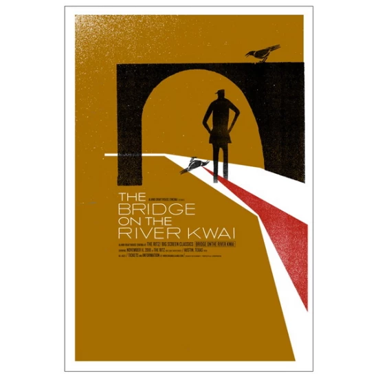 The Bridge on the River Kwai movie poster by Patent Pending