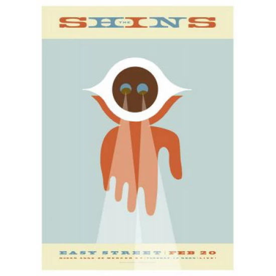 The Shins 2007 Concert Poster by Patent Pending (SOLD OUT)