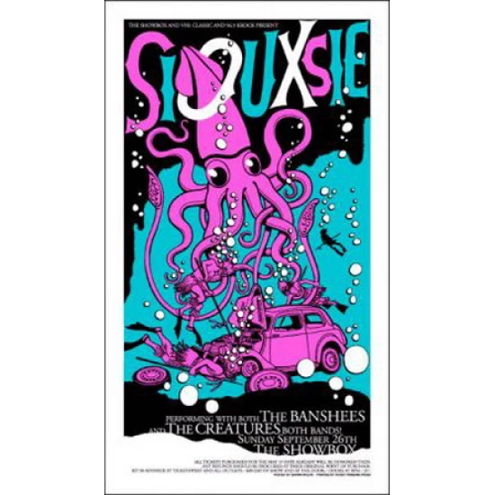 Siouxsie and the Banshees Concert Poster by Patent Pending (SOLD OUT)