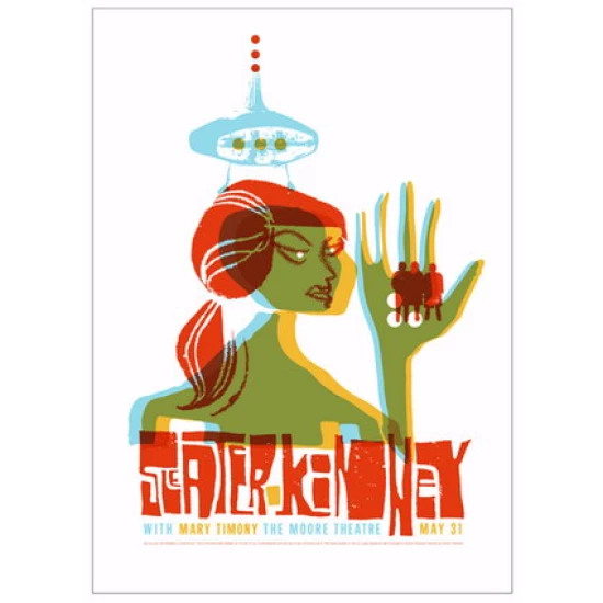 Sleater Kinney Concert Poster by Patent Pending (SOLD OUT)