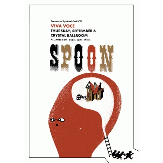 Spoon Concert Poster by Patent Pending