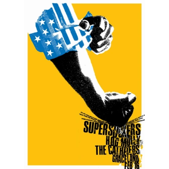 The Supersuckers Concert Poster by Patent Pending