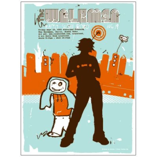 The Walkmen Concert Poster by Jacob Covey