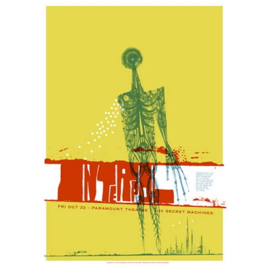 Interpol Concert Poster by Patent Pending (SOLD OUT)
