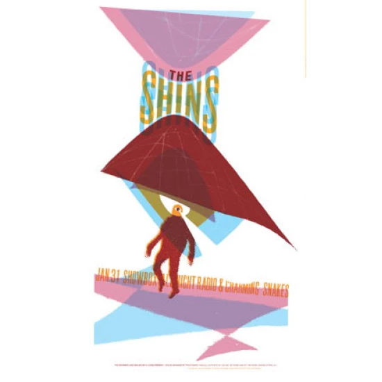 The Shins Concert Poster (Seattle, 2004) by Patent Pending