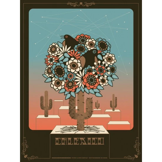 Calexico Concert Poster (Minneapolis) (SOLD OUT)