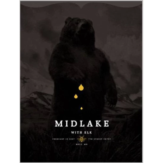 Midlake Concert Poster by Florafauna (SOLD OUT)