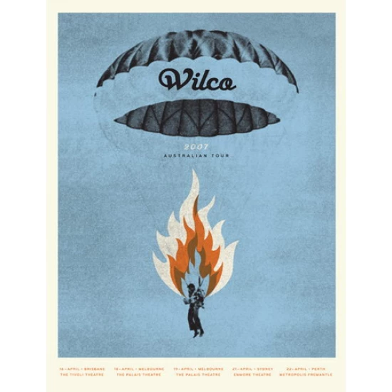 Wilco 2007 Tour Poster (Australia) (SOLD OUT)