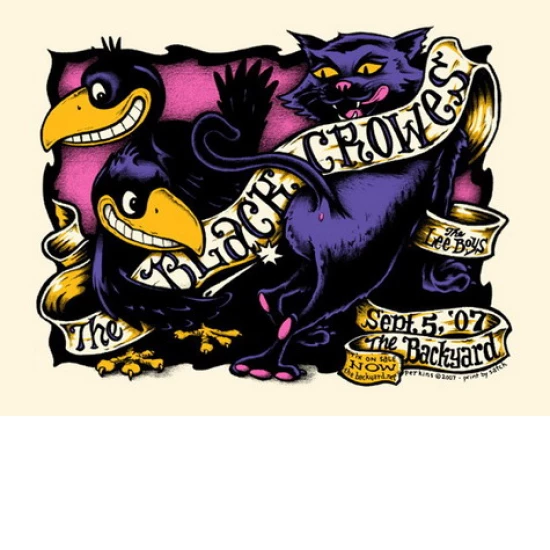 The Black Crowes 2007 Concert Poster by Billy Perkins (SOLD OUT)