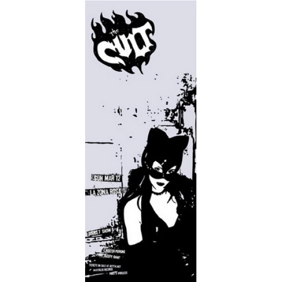 The Cult Concert Poster (Austin) by Billy Perkins